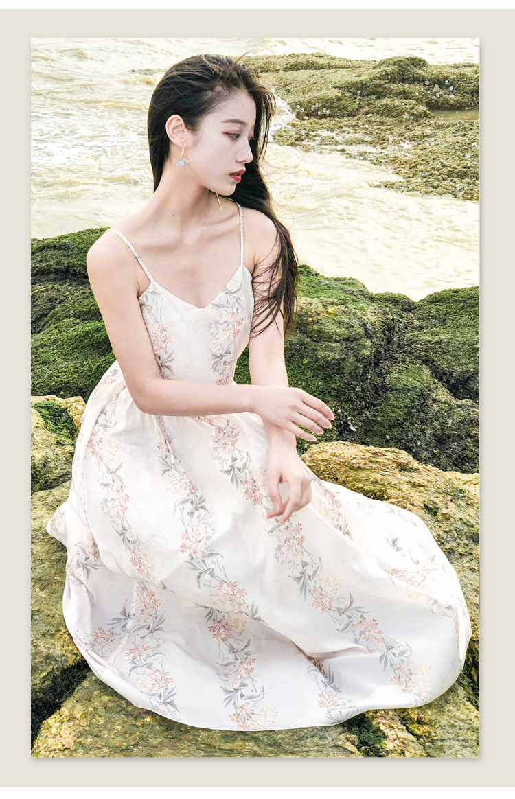 Kilakilastyle Com 気分は避暑地のお嬢様 上品なボタニカル模様のワンピース 春 夏 Ptxb640