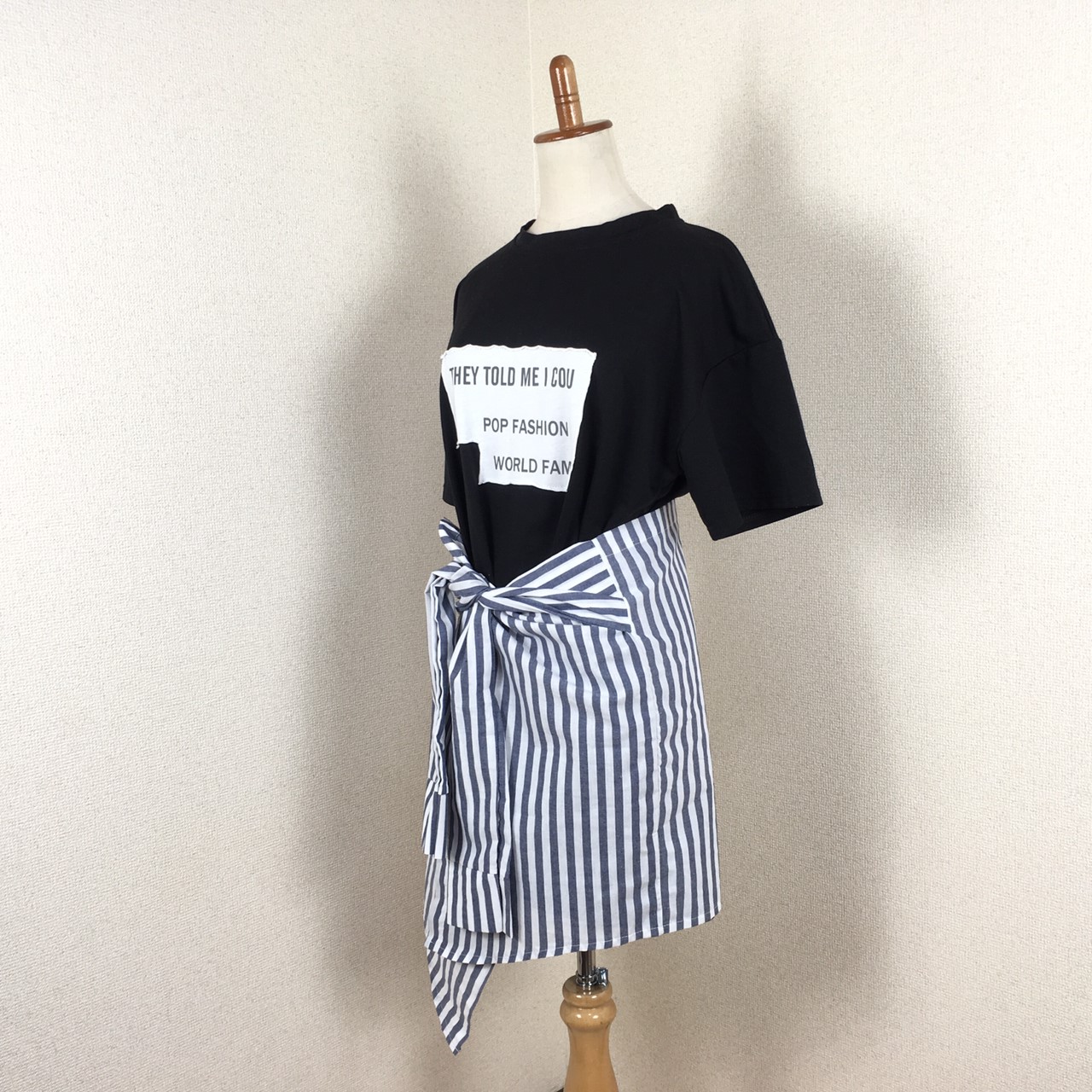 Kilakilastyle Com カジュアルディテールたっぷり 腰巻スカートが可愛いセット 春 夏 Ptxe737