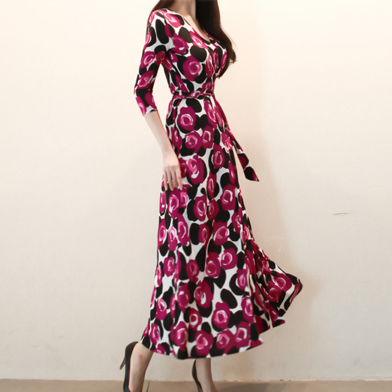 Kilakilastyle Com リゾートワンピース ビビッドカラー 深vネック ラップ マキシ 春 夏 秋 Ptxk9