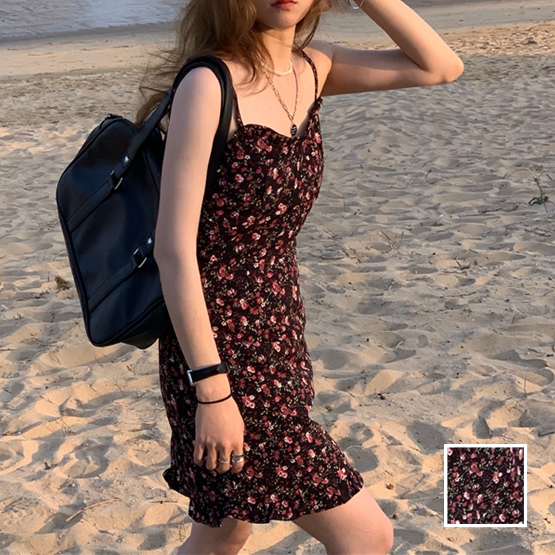 Kilakilastyle Com カジュアルワンピース フリル セミフレア キャミワンピース 春 夏 Ptxk263