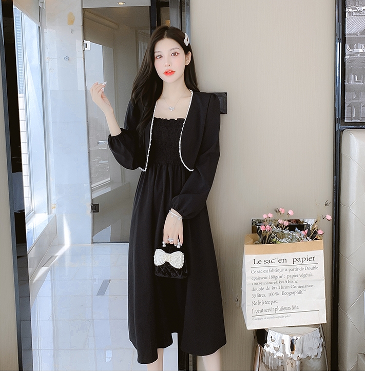 【LILYBROWN】＊新品・未使用＊2WAYパールビジューキャミワンピセットLILYB